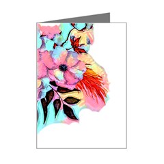 Bouquet Flowers T- Shirt B O U Q U E T Flowers T- Shirt Mini Greeting Card by JamesGoode