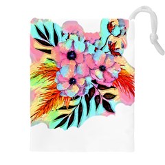 Bouquet Flowers T- Shirt B O U Q U E T Flowers T- Shirt Drawstring Pouch (5xl) by JamesGoode