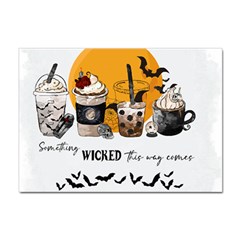 Wicked T- Shirt Something Wicked This Way Comes T- Shirt Sticker A4 (10 Pack) by ZUXUMI