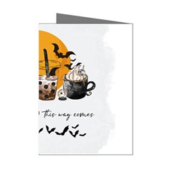 Wicked T- Shirt Something Wicked This Way Comes T- Shirt Mini Greeting Cards (pkg Of 8) by ZUXUMI