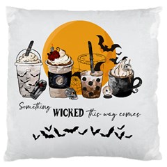 Wicked T- Shirt Something Wicked This Way Comes T- Shirt Standard Premium Plush Fleece Cushion Case (two Sides) by ZUXUMI