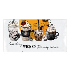 Wicked T- Shirt Something Wicked This Way Comes T- Shirt Satin Shawl 45  X 80 