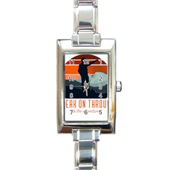 Wilderness T- Shirt Break On Through To The Adventure T- Shirt Rectangle Italian Charm Watch