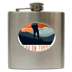 Wilderness T- Shirt Break On Through To The Adventure T- Shirt Hip Flask (6 oz)