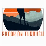 Wilderness T- Shirt Break On Through To The Adventure T- Shirt Postcards 5  x 7  (Pkg of 10) Front