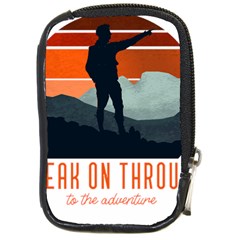 Wilderness T- Shirt Break On Through To The Adventure T- Shirt Compact Camera Leather Case by ZUXUMI