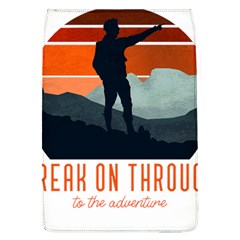 Wilderness T- Shirt Break On Through To The Adventure T- Shirt Removable Flap Cover (L)