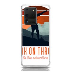 Wilderness T- Shirt Break On Through To The Adventure T- Shirt Samsung Galaxy S20 Ultra 6 9 Inch Tpu Uv Case by ZUXUMI