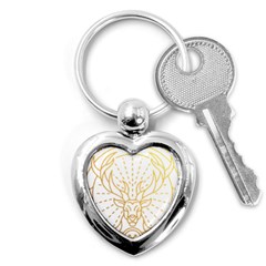 Wildlife T- Shirt Wildlife Warrior 2 T- Shirt Key Chain (heart) by ZUXUMI