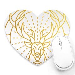 Wildlife T- Shirt Wildlife Warrior 2 T- Shirt Heart Mousepad by ZUXUMI