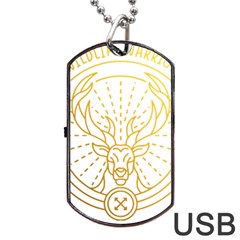 Wildlife T- Shirt Wildlife Warrior 2 T- Shirt Dog Tag Usb Flash (two Sides) by ZUXUMI