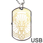 Wildlife T- Shirt Wildlife Warrior 2 T- Shirt Dog Tag USB Flash (Two Sides) Front