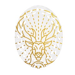 Wildlife T- Shirt Wildlife Warrior 2 T- Shirt Ornament (oval Filigree)