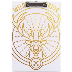 Wildlife T- Shirt Wildlife Warrior 2 T- Shirt A4 Acrylic Clipboard by ZUXUMI