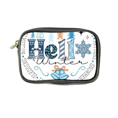 Winter Season T- Shirt Hello Winter T- Shirt Coin Purse by ZUXUMI