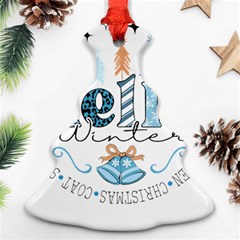 Winter Season T- Shirt Hello Winter T- Shirt Ornament (christmas Tree)  by ZUXUMI