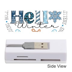 Winter Season T- Shirt Hello Winter T- Shirt Memory Card Reader (stick) by ZUXUMI