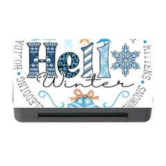 Winter Season T- Shirt Hello Winter T- Shirt Memory Card Reader With Cf by ZUXUMI