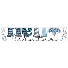 Winter Season T- Shirt Hello Winter T- Shirt Small Premium Plush Fleece Scarf by ZUXUMI