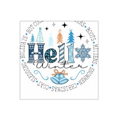 Winter Season T- Shirt Hello Winter T- Shirt Satin Bandana Scarf 22  X 22  by ZUXUMI