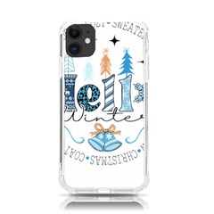 Winter Season T- Shirt Hello Winter T- Shirt Iphone 11 Tpu Uv Print Case by ZUXUMI