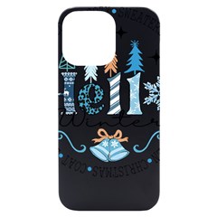 Winter Season T- Shirt Hello Winter T- Shirt Iphone 14 Pro Max Black Uv Print Case