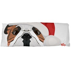 Winter T- Shirt English Bulldog Merry Christmas T- Shirt Body Pillow Case Dakimakura (two Sides) by ZUXUMI