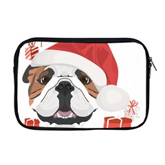 Winter T- Shirt English Bulldog Merry Christmas T- Shirt Apple Macbook Pro 17  Zipper Case by ZUXUMI