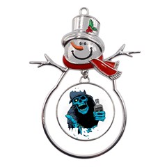 Bourbon T- Shirt Funny Bourbon T- Shirt (1) Metal Snowman Ornament by JamesGoode