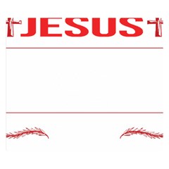 Calligraphy T- Shirt Funny Jesus Calligraphy Calligrapher Handwriting Lettering T- Shirt Two Sides Premium Plush Fleece Blanket (small) by EnriqueJohnson