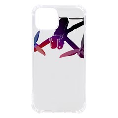 Drone Racing Gift T- Shirt Distressed F P V Drone Racing Drone Pilot Racer Pattern T- Shirt (6) Iphone 13 Tpu Uv Print Case by ZUXUMI