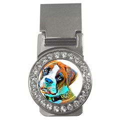 Boxer Dog Art T- Shirt Boxer Dog Art T- Shirt Money Clips (cz)  by JamesGoode