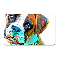 Boxer Dog Art T- Shirt Boxer Dog Art T- Shirt Magnet (rectangular) by JamesGoode