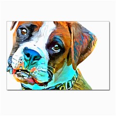 Boxer Dog Art T- Shirt Boxer Dog Art T- Shirt Postcard 4 x 6  (pkg Of 10) by JamesGoode