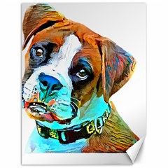 Boxer Dog Art T- Shirt Boxer Dog Art T- Shirt Canvas 12  X 16  by JamesGoode