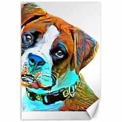 Boxer Dog Art T- Shirt Boxer Dog Art T- Shirt Canvas 20  X 30  by JamesGoode