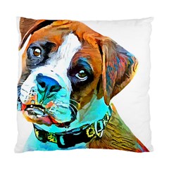 Boxer Dog Art T- Shirt Boxer Dog Art T- Shirt Standard Cushion Case (one Side)