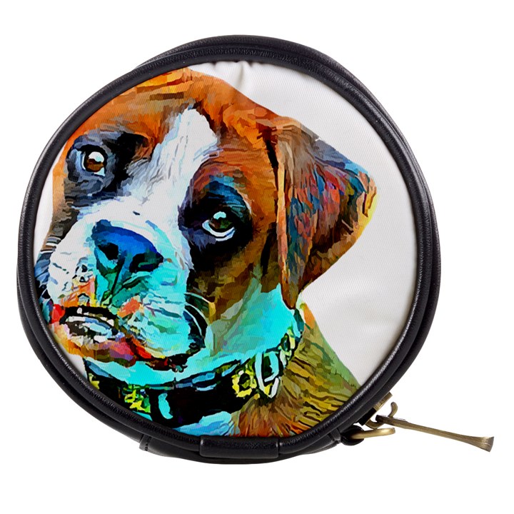 Boxer Dog Art T- Shirt Boxer Dog Art T- Shirt Mini Makeup Bag