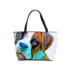 Boxer Dog Art T- Shirt Boxer Dog Art T- Shirt Classic Shoulder Handbag