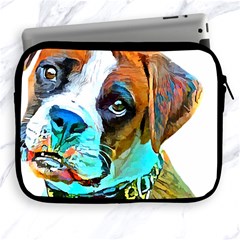 Boxer Dog Art T- Shirt Boxer Dog Art T- Shirt Apple Ipad 2/3/4 Zipper Cases by JamesGoode