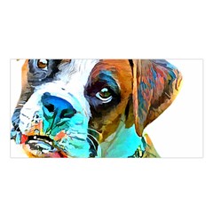 Boxer Dog Art T- Shirt Boxer Dog Art T- Shirt Satin Shawl 45  X 80  by JamesGoode