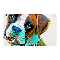 Boxer Dog Art T- Shirt Boxer Dog Art T- Shirt Banner And Sign 5  X 3  by JamesGoode