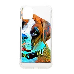 Boxer Dog Art T- Shirt Boxer Dog Art T- Shirt Iphone 11 Tpu Uv Print Case by JamesGoode