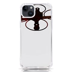 Drone Racing Gift T- Shirt Distressed F P V Drone Racing Drone Pilot Racer Pattern T- Shirt Iphone 14 Plus Tpu Uv Print Case by ZUXUMI