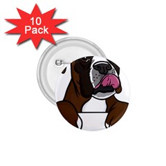 Boxer Dog T- Shirt Boxer T- Shirt 1 75  Buttons (10 Pack) by JamesGoode