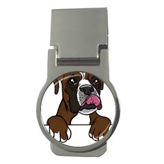 Boxer Dog T- Shirt Boxer T- Shirt Money Clips (round)  by JamesGoode