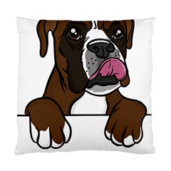 Boxer Dog T- Shirt Boxer T- Shirt Standard Cushion Case (two Sides) by JamesGoode