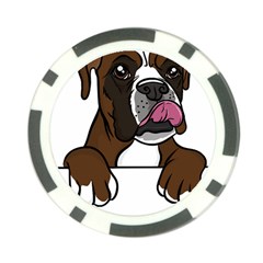 Boxer Dog T- Shirt Boxer T- Shirt Poker Chip Card Guard (10 Pack) by JamesGoode