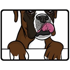 Boxer Dog T- Shirt Boxer T- Shirt Fleece Blanket (large) by JamesGoode