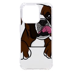 Boxer Dog T- Shirt Boxer T- Shirt Iphone 14 Pro Tpu Uv Print Case by JamesGoode